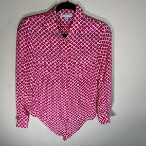 Scilla by Dora Landa Women's Long Sleeve Silk Shirt, Petite Small